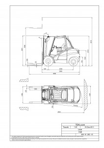 CAD Zeichnungen für Gabelstapler und Teleskopstapler