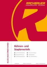 Rachbauer - Arbeitsbühnen & Stapler Katalog 2016